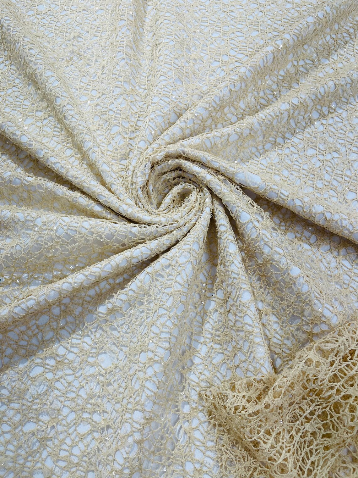 Sequins on Soft Net