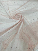 Sparkling Glitter Tulle Fabric - Sparkling Glitter Tulle Mesh Fabric Sold By Yard