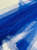 Sparkling Glitter Tulle Fabric - Sparkling Glitter Tulle Mesh Fabric Sold By Yard
