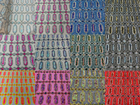 Geometric Stretch Sequin - Fancy Gem Jewel Design on Mesh Pick Color - 25 Yard Roll