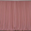 10 ft. Wide X 8 ft. Tall - Dusty Rose Curtain Polyester Backdrop High Quality Drapes with Rod Pocket