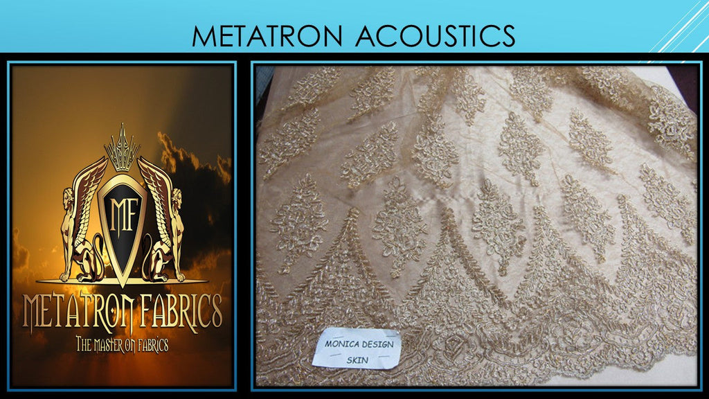 Lace Fabric By The Yard French Design Embroidered Mesh For Bridal Wedding Dress Champagne