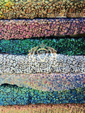 2 Way Stretch Fabric - Irridescent Colors - Print Design Fashion Sequins Mesh Fabric