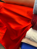 Red Micado Satin Fabric By The Yard