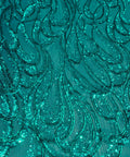 Fashion Design Stretch Sequins - 4 Way Stretch Lace Mesh Sequins Fabric by Yard
