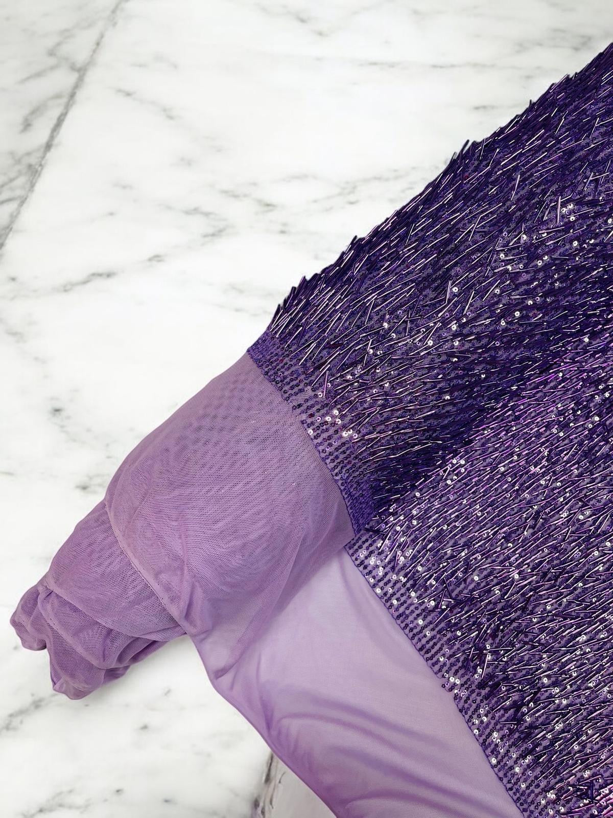 Jac Fashion Design Stretch Sequins - 4 Way Stretch Lace Mesh Sequins Fabric by Yard
