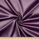 58/59" Satin Fabric Matte L'Amour - Amethyst - (Peau de Soie) Duchess Dress Satin Fabric By The Yard