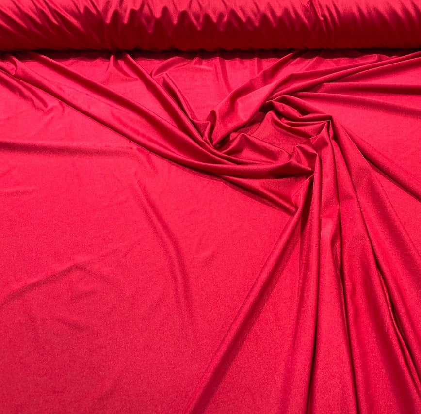 58" Shiny Milliskin Fabric - 4 Way Stretch Milliskin Shiny Fabric by The Yard (Pick a Color)