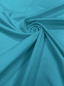 58/59" Satin Fabric Matte L'Amour - Aqua - (Peau de Soie) Duchess Dress Satin Fabric By The Yard