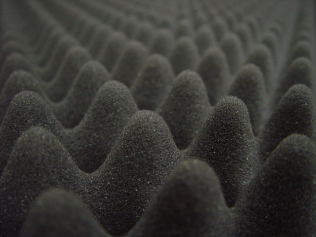 2.5" X 36" X 96" - Acoustic Foam Egg Crate Panel Studio Soundproofing Foam Wall Panel