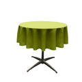 58" Solid Round Tablecloth - Over Lay Round Table Cover for Events Available in Different Sizes