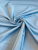 Latex Shiny Vinyl - Baby Blue - 4 Way Stretch Milliskin Vinyl Spandex Latex Fabric Sold by Yard