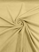 58" Soft Solid Polar Fleece Fabric - Banana Yellow - Anti-Pill Soft Polar Fleece Fabric Sold by Yard