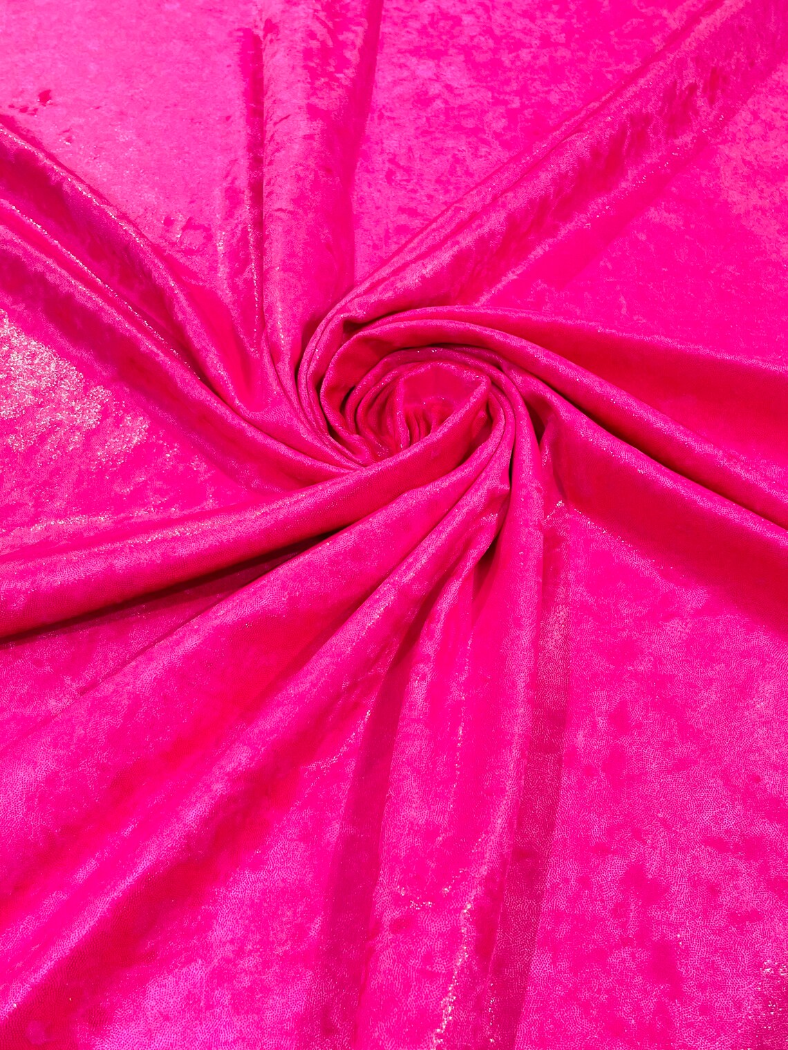 Iridescent Foggy Foil Fabric - Oil Slick 58/60" Stretch Foil Velvet Fabric By Yard