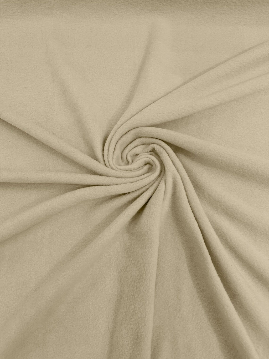 58" Soft Solid Polar Fleece Fabric - Beige - Anti-Pill Soft Polar Fleece Fabric Sold by Yard