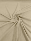 58" Soft Solid Polar Fleece Fabric - Beige - Anti-Pill Soft Polar Fleece Fabric Sold by Yard