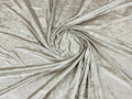 Crushed Velvet Fabric - 60''  Stretch Velvet Solid Fabric for Apparel, Craft, Sewing - By Yard