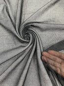 Chain Mesh Shiny Fabric - Black - Metallic Chainmail Faux Chain Fabric Sold By The Yard