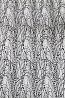 Tulle Glitter Fancy Line Fabric - Black - Tulle Fabric with Sparkle Glitter Design Sold By Yard