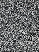 Pearl Sequins Bead Fabric - Black - Small Beads and Sequins Embroidered on Lace By Yard