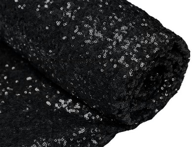 Mini Glitz Sequins - Shiny Sequins Embroidered on Mesh Fabric - Pick Color - 30 Yard Roll