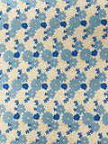 Multi-Color Guipure Lace Design Fabric - Blue/Beige - Floral Lace Fabric by Yard