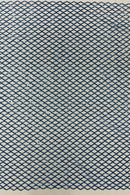 Diamond Sequins Fabric - Blue - Diamond Geometric Net Design on Mesh Lace Fabric By Yard