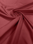 58/59" Satin Fabric Matte L'Amour - Brick - (Peau de Soie) Duchess Dress Satin Fabric By The Yard