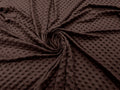 60" Minky Fur 3.mm Pile Fabric - Soft Blanket Minky Dot Fabric by the Yard (Pick Color)