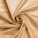 54" Crushed Taffeta Fabric - Butter - Crushed Taffeta Creased Fabric Sold by The Yard