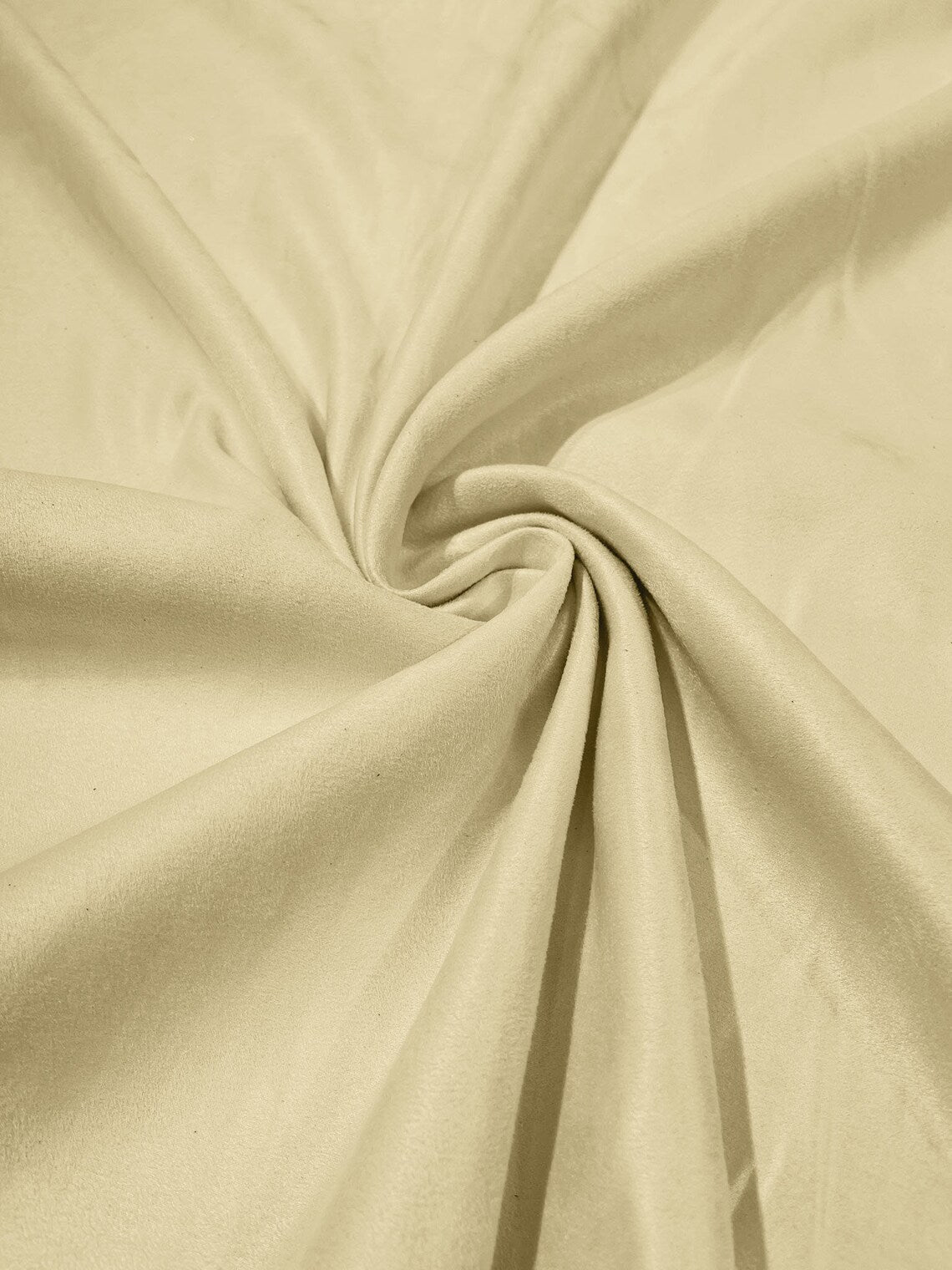 Faux Suede Fabric - Butter - 58" Polyester Micro Suede Fabric for Upholstery / Tablecloth/ Costume By Yard