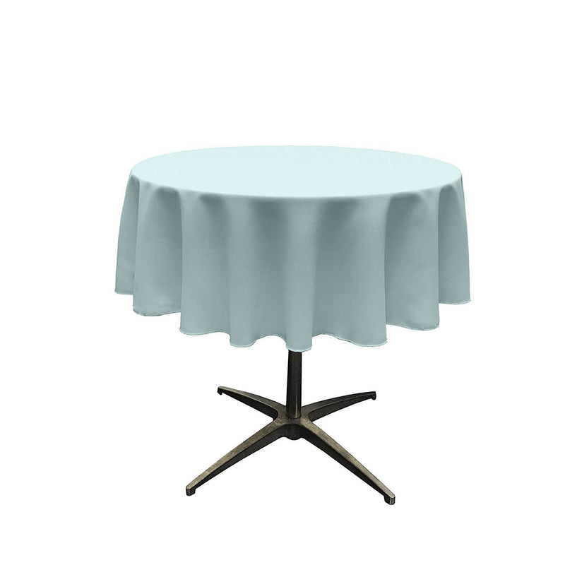 42" Solid Round Tablecloth - Over Lay Round Table Cover for Events Available in Different Sizes