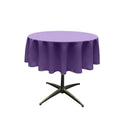 45" Solid Round Tablecloth - Over Lay Round Table Cover for Events Available in Different Sizes