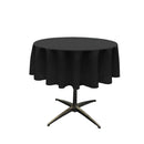 48" Solid Round Tablecloth - Over Lay Round Table Cover for Events Available in Different Sizes