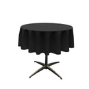 36" Solid Round Tablecloth - Over Lay Round Table Cover for Events Available in Different Sizes