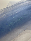 Sparkling Glitter Tulle Fabric - Sparkling Glitter Tulle Mesh Fabric Sold By Yard