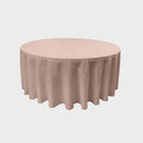 72" Round Drape Solid Tablecloth - Round Full Table Cover 3 Part Stitched Available in 84 Colors