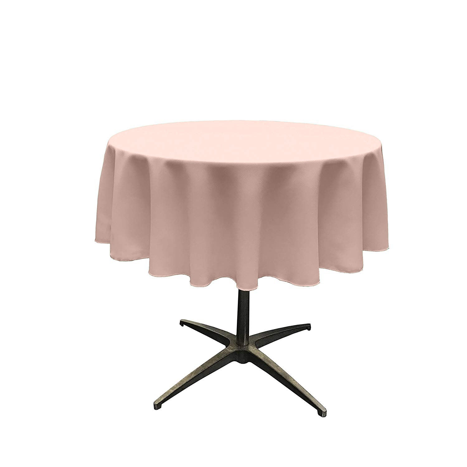 36" Solid Round Tablecloth - Over Lay Round Table Cover for Events Available in Different Sizes