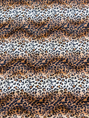 Leopard Velboa Faux Fur Fabric - Brown - Cheetah Animal Print Velboa Fabric Sold By The Yard