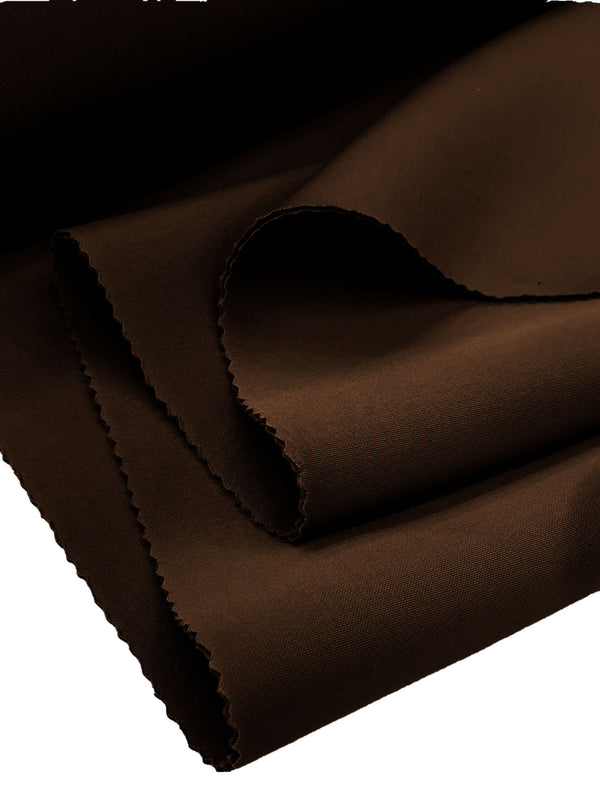 Super Techno Scuba Fabric - Brown - 2mm Neoprene Scuba Spandex Fabric Sold By Yard