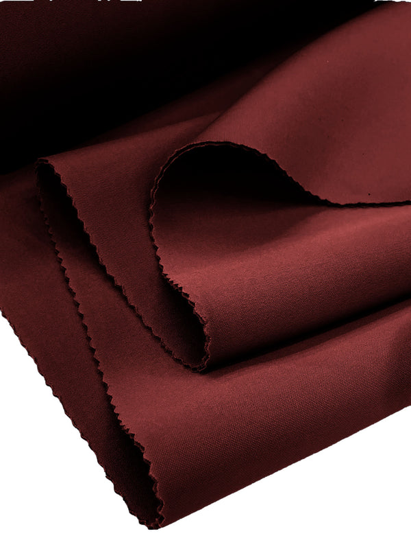 Super Techno Scuba Fabric - Burgundy - 2mm Neoprene Scuba Spandex Fabric Sold By Yard