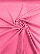 58" Soft Solid Polar Fleece Fabric - Candy Pink - Anti-Pill Soft Polar Fleece Fabric Sold by Yard