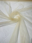 Illusion Mesh Sheer Fabric - Champagne - 60" Wide Illusion Mesh Fabric Sold By The Yard