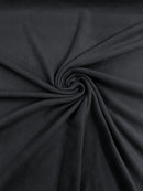 58" Soft Solid Polar Fleece Fabric - Charcoal - Anti-Pill Soft Polar Fleece Fabric Sold by Yard