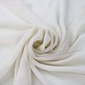 Chiffon Spandex - Off-White - 2 Way Slight Stretch Chiffon Fabric Imitation Silk 58/60" By The Yard