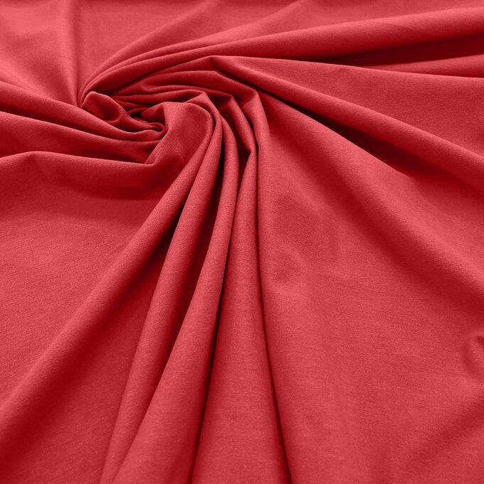 Cotton Spandex Jersey Knit Blend Fabric - 58/60" Stretch Cotton Fabric 95% Cotton 5% Spandex Sold By Yard