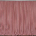 10 x 10 Ft - Dusty Rose - Curtain Polyester Backdrop Drapes Panels with Rod Pocket
