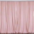 10 x 10 Ft - Pink - Curtain Polyester Backdrop Drapes Panels with Rod Pocket