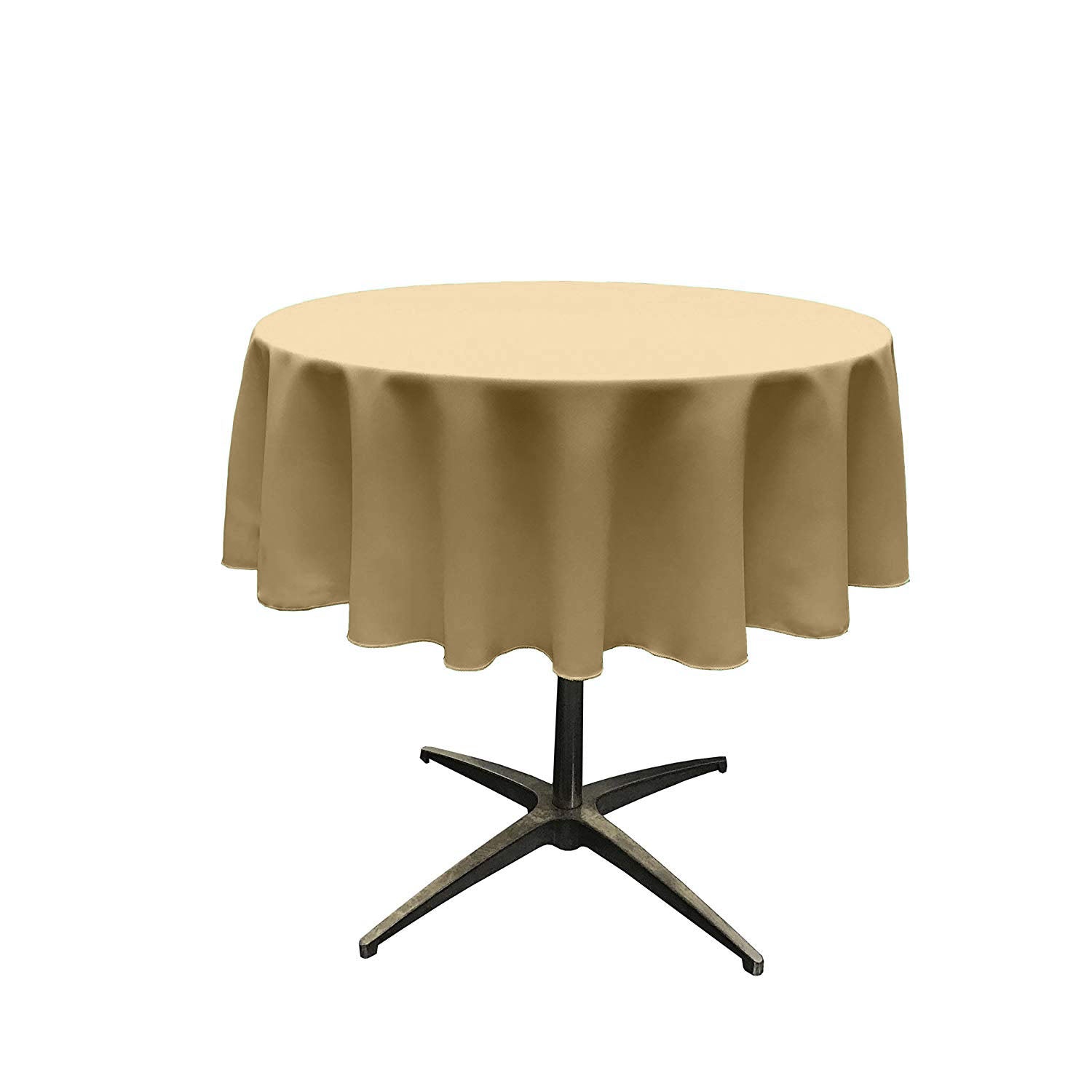 36" Solid Round Tablecloth - Over Lay Round Table Cover for Events Available in Different Sizes