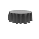108" Round Tablecloth - Solid Polyester Round Full Table Cover Available in Different Colors